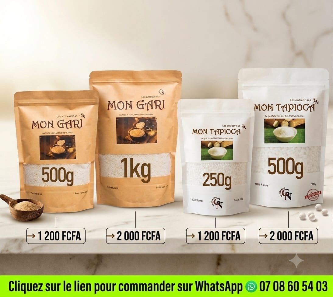 La gamme Mon Gari et Mon Tapioca